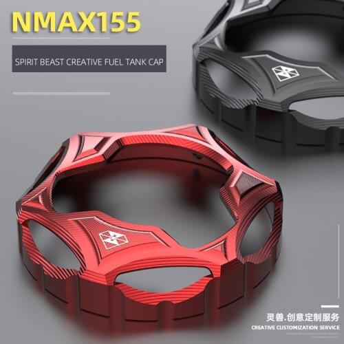 SPIRIT BEAST Aluminum Alloy Motorcycle Oil Fuel Tank Cap Cover for Yamaha NMAX155 NMAX 155