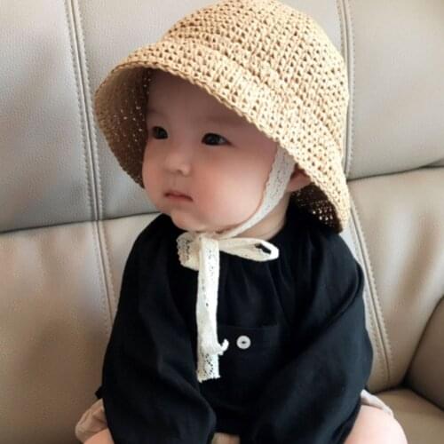 Summer Kids Baby Boy Girl Sunbonnet Cap Cute Infant Baby Boy Girl Lace Childrens Hat
