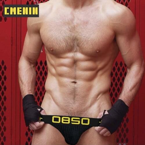 CMENIN Sexy Underwear Men Jockstrap Breathable Cotton Gay Mans Underwear Bikini Men Briefs Male Underwear Srting Man BS3517