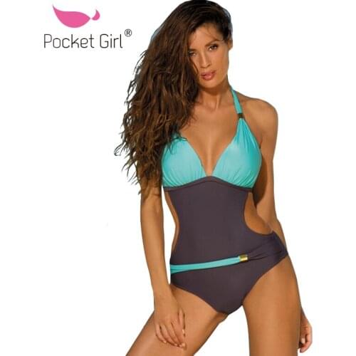 Pocket Girl Plus Size Swimwear