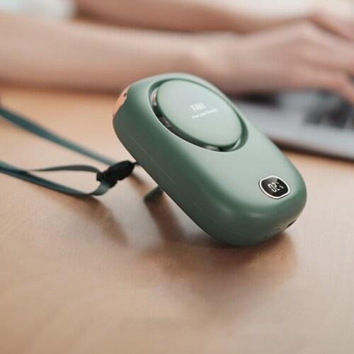 Portable Neck Fan Mini Hanging Neck Fan with Adjustable USB Rechargeable Hands Free 3 Wind Speed Personal Fan for Indoor Outdoor