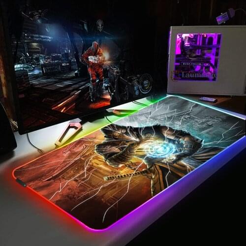 Rgb Big Mousepepad Mortal Kombat Diy Led Mouse Pad Gamer Mousepad Gaming Accessories Xxl Pc Table Mat Computer Mouse Mats