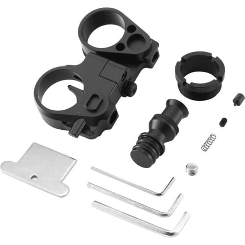 Tactical Gen 3-M AR Folding Stock Adapter Parts M4/M16 AR15 AR10 Rifle Receiver Extension Hunting Accessories Metal Black GPRE1