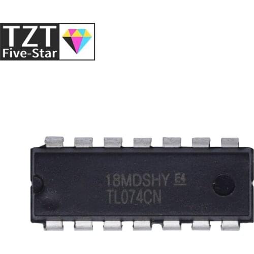 TZT 10PCS TL074CN DIP14 TL074 DIP 074CN DIP new and original IC