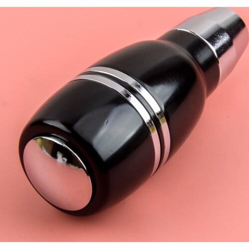 Universal Car Aluminum Alloy Automatic Gear Stick Shift Shifter Lever Knob with Button Accessories