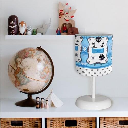 Car Pattern Children 'S Room Night light Table Top Lamps Lighting lampshade Star Cloud Educational Lighting