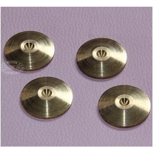 ZEROZONE 4PCS Full Copper amplifier Shockproof pads feets for Power amp D25mm*H4.5mm