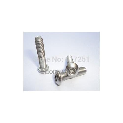 1 piece Metric Thread M3*30mm Stainless Steel inside Round Hexagon Bolts Screws Fasteners