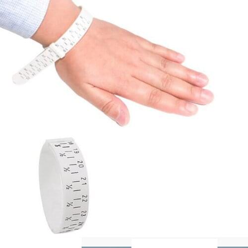 20PCS Wristwatch Bracelet Sizer ABS Plastic Wristband Measuring Tool Bangle Jewelry Making Gauge Hand Jewelry Tool Wholesale