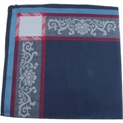 3x 100% Pure Cotton Mens Handkerchiefs Pocket Square Hankies for Formal Suit