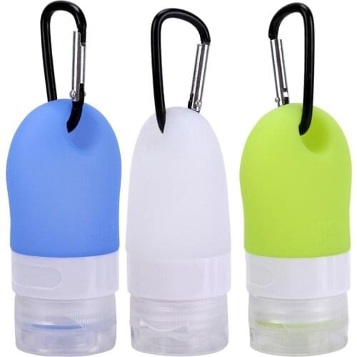 6Pcs in 1 Bag 38ML Silicagel Cosmetic Sub Bottles Lovely Bottles for Woman