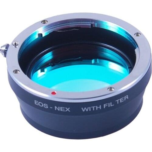EOS to NEX adapter with LPRO light pollution clip filter