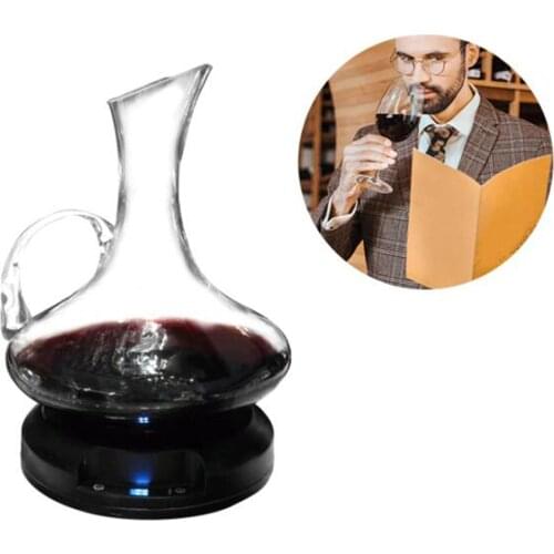 Active Wine Decanter Electric Wine Decanter Set Liquor Dispenser Cleaning For Liquor Wine Bar Decors