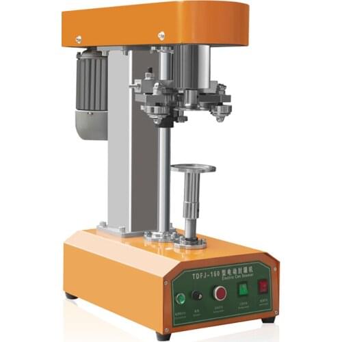 Automatic Tinplate Can Sealing Machine Ring-pull Can Capping Machine Pop-top Aluminum Cap Seamer Easy Bottle Closing Sealer