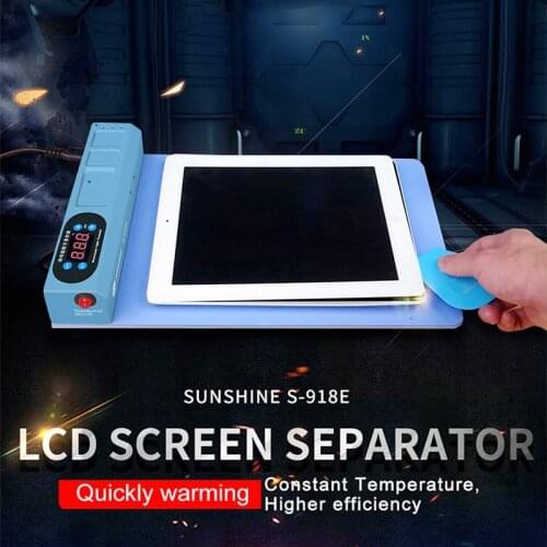 SUNSHINE S-918E CPB heating pad safety repair tool is used to separate LCD screen and iPad screen for efficient renovation