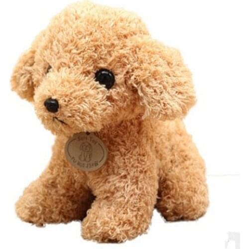 Simulation Poodle Curly Teddy Plush Animal Toy Doll Dog Soft Stuffed Toys Baby Dolls Children Couple Birthday Gift Deco 20/25cm