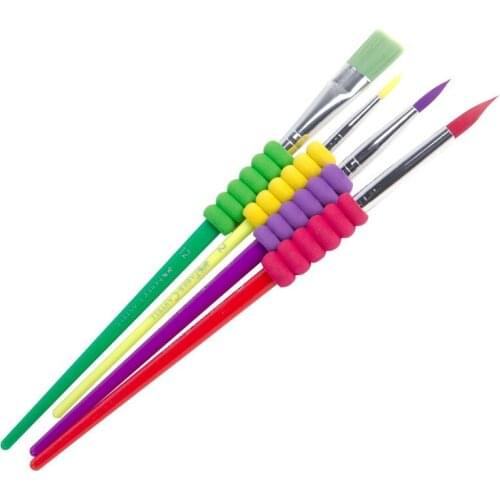 FABER CASTELL Water chalk student watercolor brush set acrylic brush flat nylon hair children paint brush