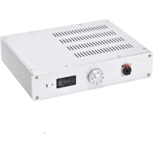KSA-5 Silver All Aluminum Headphone Amplifier Chassis Power Amp Enclosure Mini Amplifier Case DIY Box