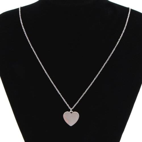 MM Personalization Heart mantra Necklace can engraved memerial photo name onpecial jewelry as Ch sristmas Gift 50pcs/lot