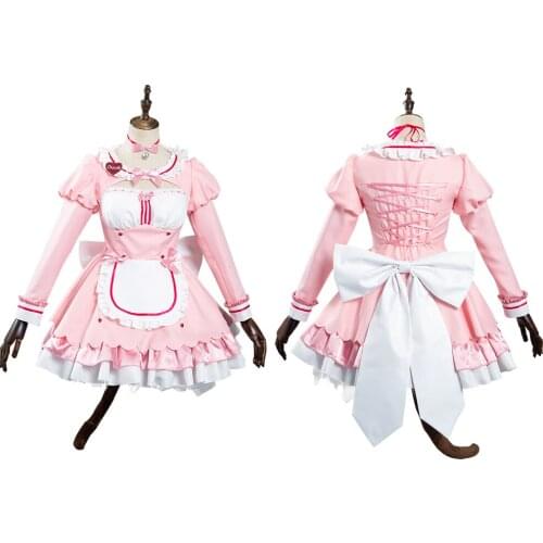 Nekopara Chocola/Vanilla Cosplay Costumes Maid Dress Outfits Halloween Carnival Suit