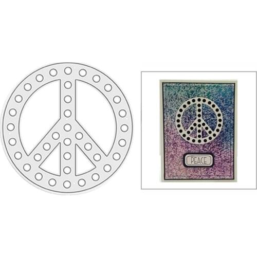 2021 New Dotted Gear Circle Metal Cutting Dies for DIY Scrapbooking Decoration and Card Making Paper Craft Embossing No Stamps