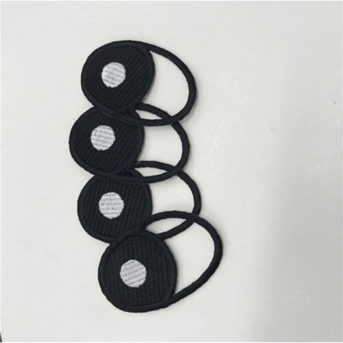 Wholesale 20pcs 5.5*3cm Embroidered Sewing On Patch Iron-On Patch Stickers For Clothes Sewing Fabric Applique Supplies YH167