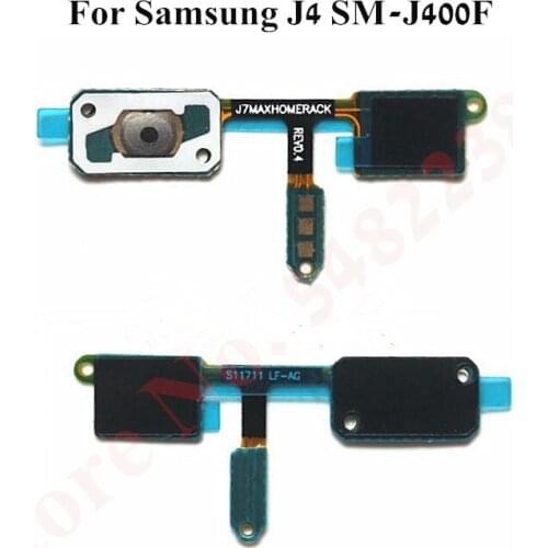 Original For Samsung Galaxy J4 J400F SM-J400F Home button Back Return Sensor Flex cable menu key connector