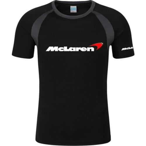 McLaren Logo 2021 Summer Comfortable Hip hop Fit Sweatshirts Comfortable Decal Leisure T-Shirt Fashion Eight Colors Tops