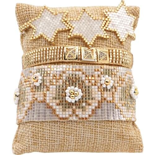 Go2boho Flower Bracelets For Girls Wrap Bohemian Beading Pulsera Star Jewelry Wrap Friendship Jewellery Fashion Miyuki Bracelet