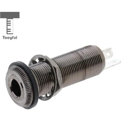 1/4'' 6.35mm Electric Guitar Bass Input Output Jack Socket Plug Connector for Guitar Replacement Parts