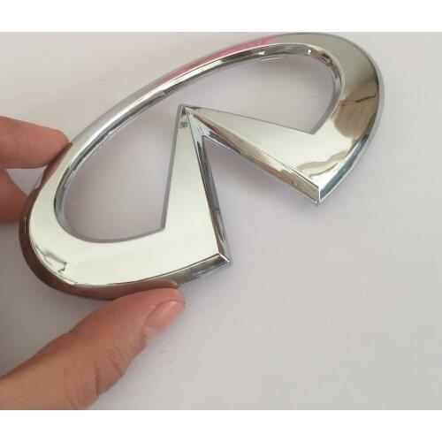 1pcs 123*65mm Infiniti car Front Grille Grill Bonnet Emblem Rear Trunk badge Sticker for fx35 q50 g35 qx50 g37 qx70 fx37 qx60