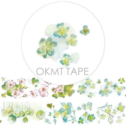 3 color Floral Masking Tape Stickers Journal Supplie school office Flower Decoration