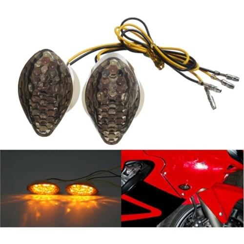 50% Hot Sale 1Pair Smoke LED Flush Turn Signals Indicator Light Fit for Honda CBR600RR 03-12