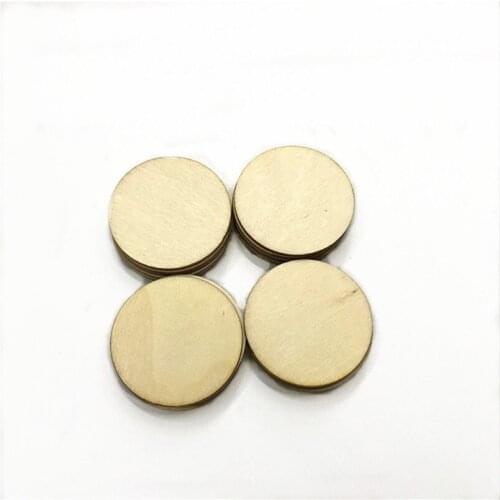 500PCS 10-60MM Round Handmade Wood Piece Hanging Pendant Natural Wooden Ornament Scrapbooking Wood DIY Craft Home Decoration