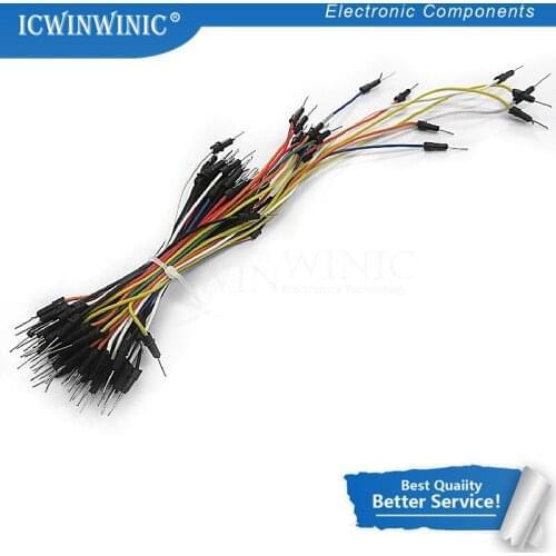 65piece Jump Wire Cable Male to Male Wire for Breadboard In Stock