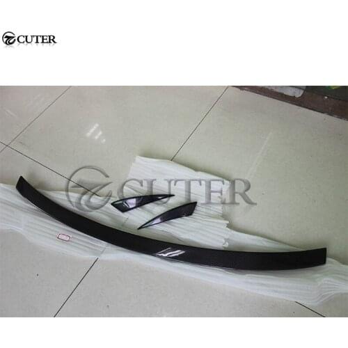 A4 B9 ABT type Carbon fiber Car Rear Wings Trunk Lip Spoiler For Audi A4 B9 car body kit 13-16