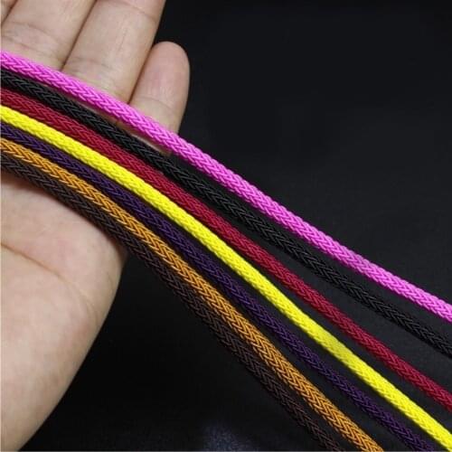 ATF 4mm Thread Woven Twine Beading Lace Rope Braided Nylon Milan Cord For Bracelet Strip Making Handcrafts Jewelry Accessories
