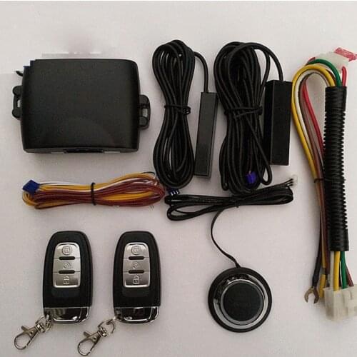 Hot For Audi Auto Induction Car Alarm System Remote Central Locking Push Keyless Entry Car Engine Starline PKE Button Start Stop