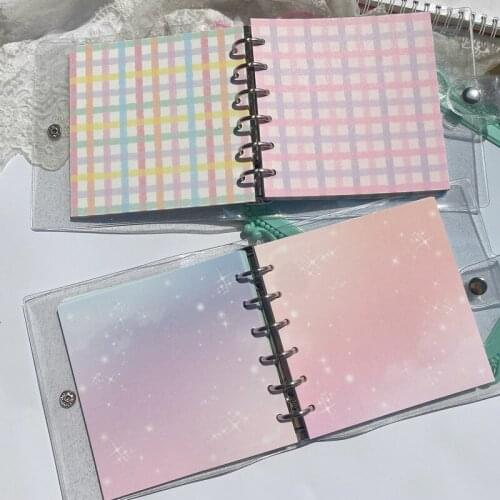 Laser Notebook Planner Organizer Binder Books Filofax Journal Sketchbook Accessories Diary School Office Supplies Notebook