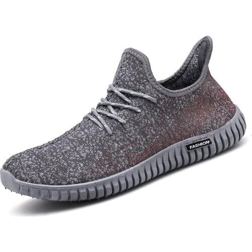 Summer explosion new flying woven Korean student casual shoes breathable mesh running shoes