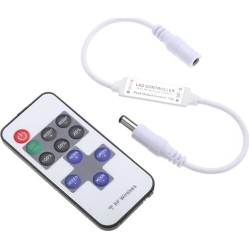 Mini RF 11 Key Remote Strips Controller for Charging SMD 3528 5050 COB LED Strip Light