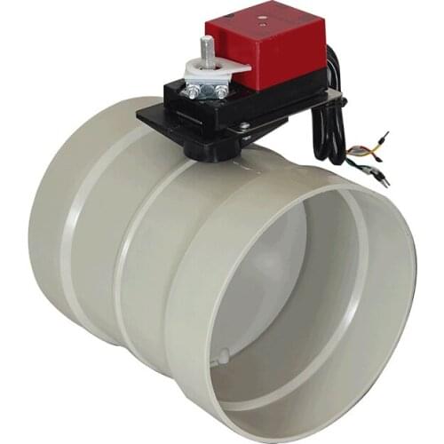 Valve Motorized Check Valve AC220V DC12V DC24V Adjustable flow rate Damper Electric Air