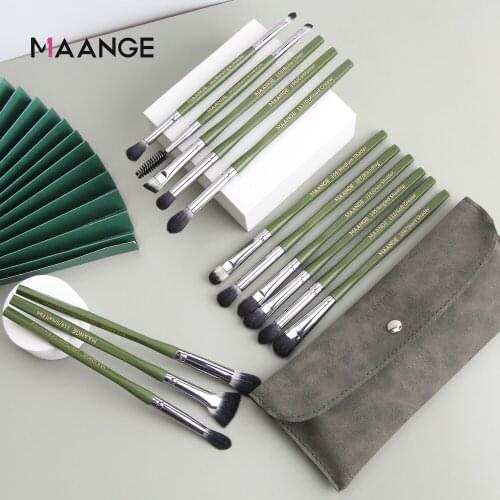 MAANGE Pro 5/10 Pcs Makeup Brushes Set With Bag Eye Shadow Eyeliner Eyelash Lip Make Up Brush Cosmetic Beauty Eye Tool Kit Hot