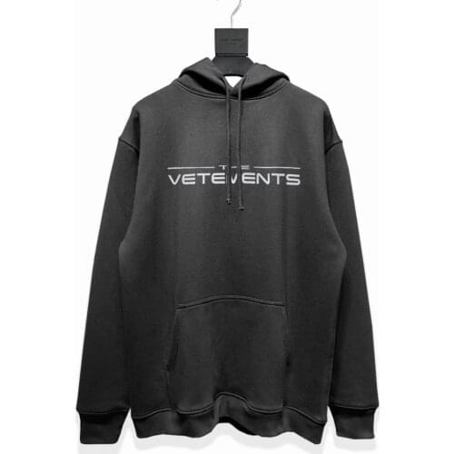 VETEMENTS High street new VTM vehicles sweater OS loose casual hip hop couple Hoodie mens and womens fashion