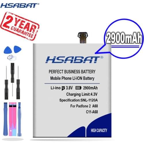 New Arrival [ HSABAT ] 2900mAh C11-A68 Replacement Battery For ASUS Padfone 2 A68
