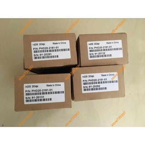 New compatible I4208 I-4208 printhead 203dpi barcode printer print head PHD20-2181-01 good printing on coated paper, PET not ok