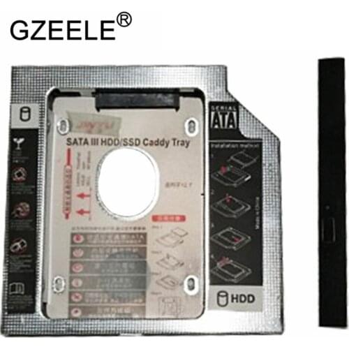 12.7MM SATA 2nd Hard Drive HDD SSD Caddy Adapter for Lenovo G500 G510 G530 G550 Swap DS8A9SH DVD ODD 12.7mm
