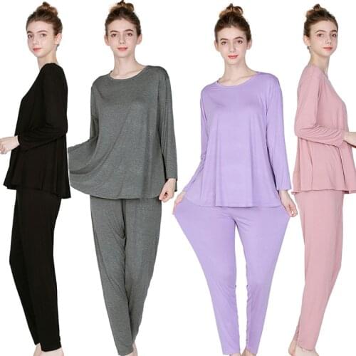 Pajamas Long-Sleeved Loose Suit Plus Fat 7XL Female Spring And Autumn Winter Homewear Fresh Student Female Pants Suit Nighties