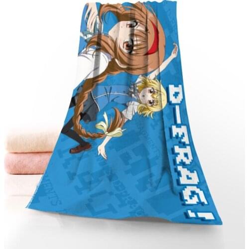 D-Frag Towel Printed Cotton Face/Bath Towels Microfiber Fabric For Kids Men Women Shower Towels 70X140cm