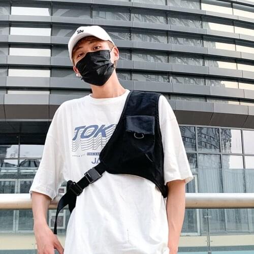 Tactical Package Men Casual Chest Bag Ventilation Unisex Canvas Bag Male Backpack Casual Boy Multi Function Crossbody Bags